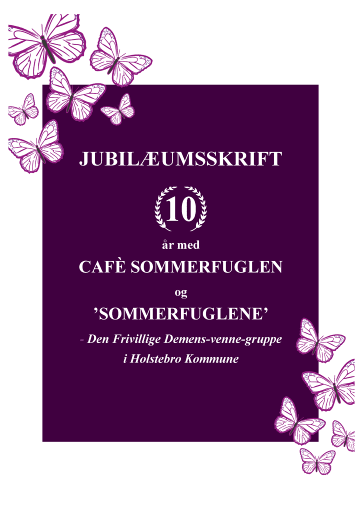 Sommerfuglenes Jubilæumsskrift forside